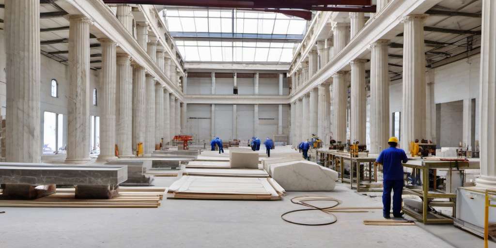 columnas de marmol de lujo en sevilla