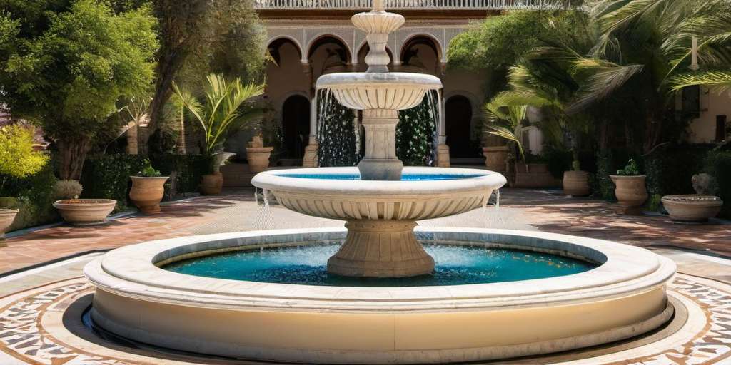 fuentes de marmol en sevilla de lujo